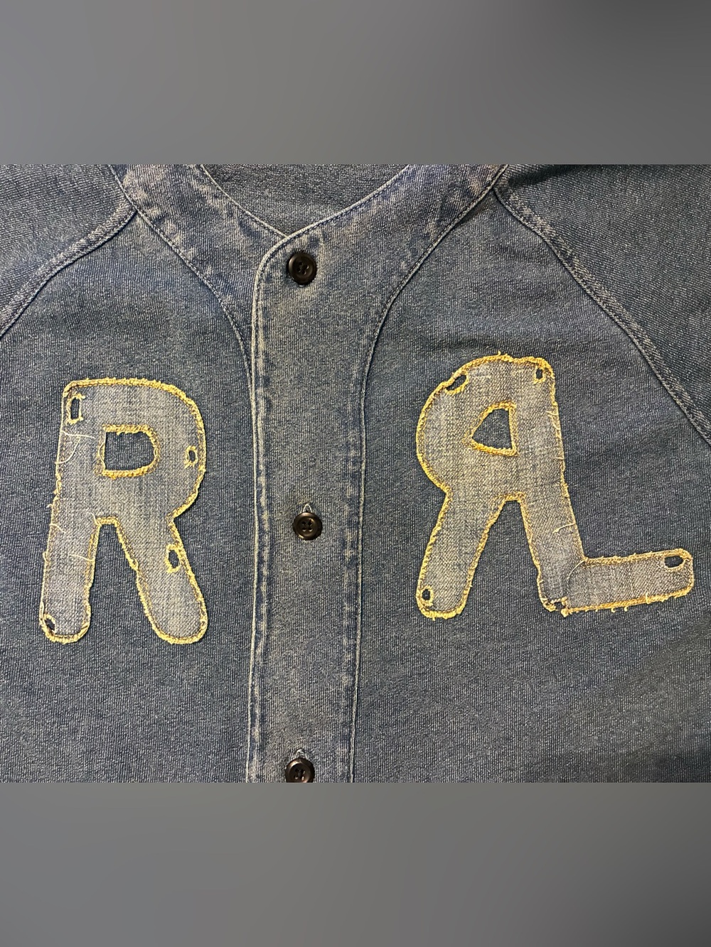 💥RARE💥DOUBLE RL RALPH LAUREN RRL “FARM LEAGUE” BASEBALL JERSEY- MEDIUM - Picture 11 of 14
